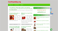 Desktop Screenshot of caohuyetap.org