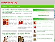 Tablet Screenshot of caohuyetap.org